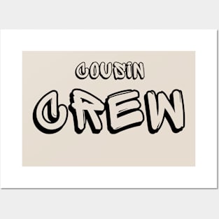 Cousin Crew Shirts for Kids, Big Cousin Shirts Matching Cousin TShirt, New to the Crazy Cousin Crew Shirt, Groovy Beach Cousin Era Vacation Posters and Art